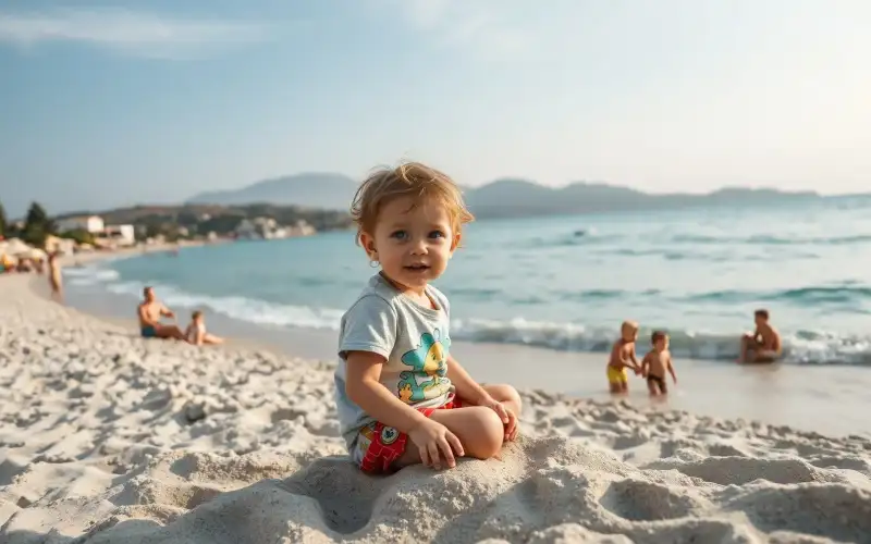 Kids splash and play at the family-friendly Protaras resort, perfect for a relaxing and memorable holiday