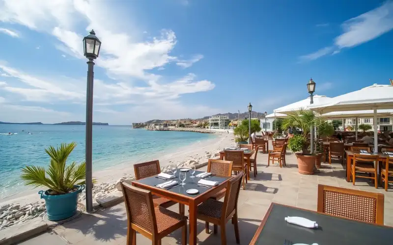 Enjoy delicious meals at a Protaras restaurant, perfect for families seeking a relaxing Cyprus resort vacation