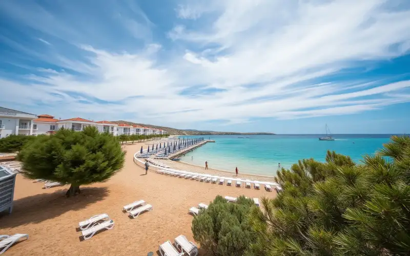 Families enjoy the sun-kissed beaches of Protaras, Cyprus, a perfect destination for a memorable family vacation