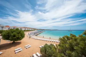 Families enjoy the sun-kissed beaches of Protaras, Cyprus, a perfect destination for a memorable family vacation