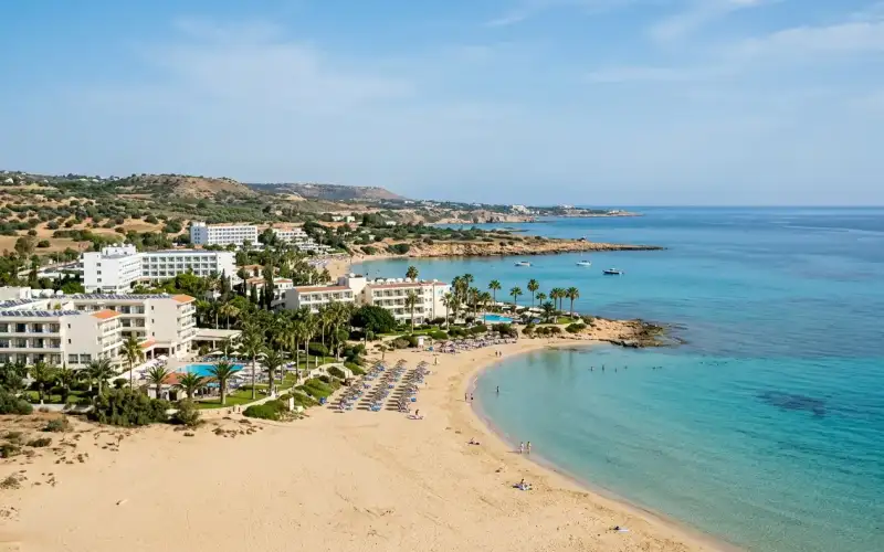 Larnaca or Paphos? Find the best airport access for your family beach vacation in sunny Protaras, Cyprus