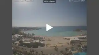 Thumbnail June 16, 2026 06:00 Ayia Napa Cyprus - Nissi Beach Panorama