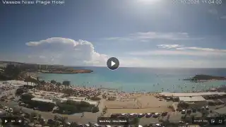 Thumbnail October 6, 2026 08:00 Ayia Napa Cyprus - Nissi Beach Panorama