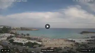 Thumbnail October 11, 2026 13:00 Ayia Napa Cyprus - Nissi Beach Panorama