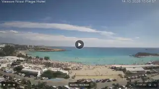 Thumbnail October 14, 2026 10:00 Ayia Napa Cyprus - Nissi Beach Panorama