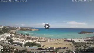 Thumbnail October 15, 2026 11:00 Ayia Napa Cyprus - Nissi Beach Panorama