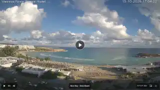 Thumbnail October 15, 2026 14:00 Ayia Napa Cyprus - Nissi Beach Panorama