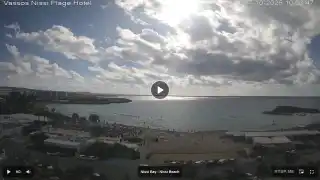 Thumbnail October 17, 2026 07:00 Ayia Napa Cyprus - Nissi Beach Panorama