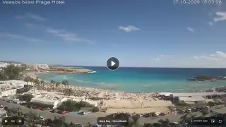 Thumbnail October 17, 2026 12:00 Ayia Napa Cyprus - Nissi Beach Panorama
