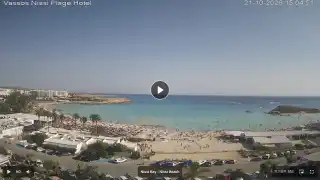 Thumbnail October 21, 2026 12:00 Ayia Napa Cyprus - Nissi Beach Panorama